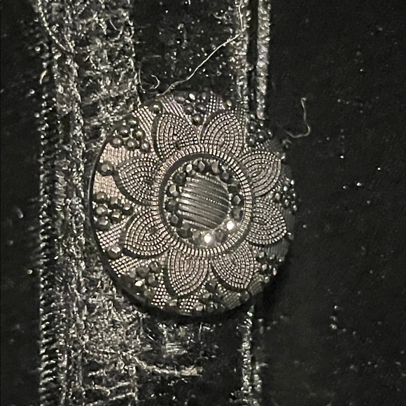 The pyramid collection - black velvet cape 90’s - Picture 3 of 10